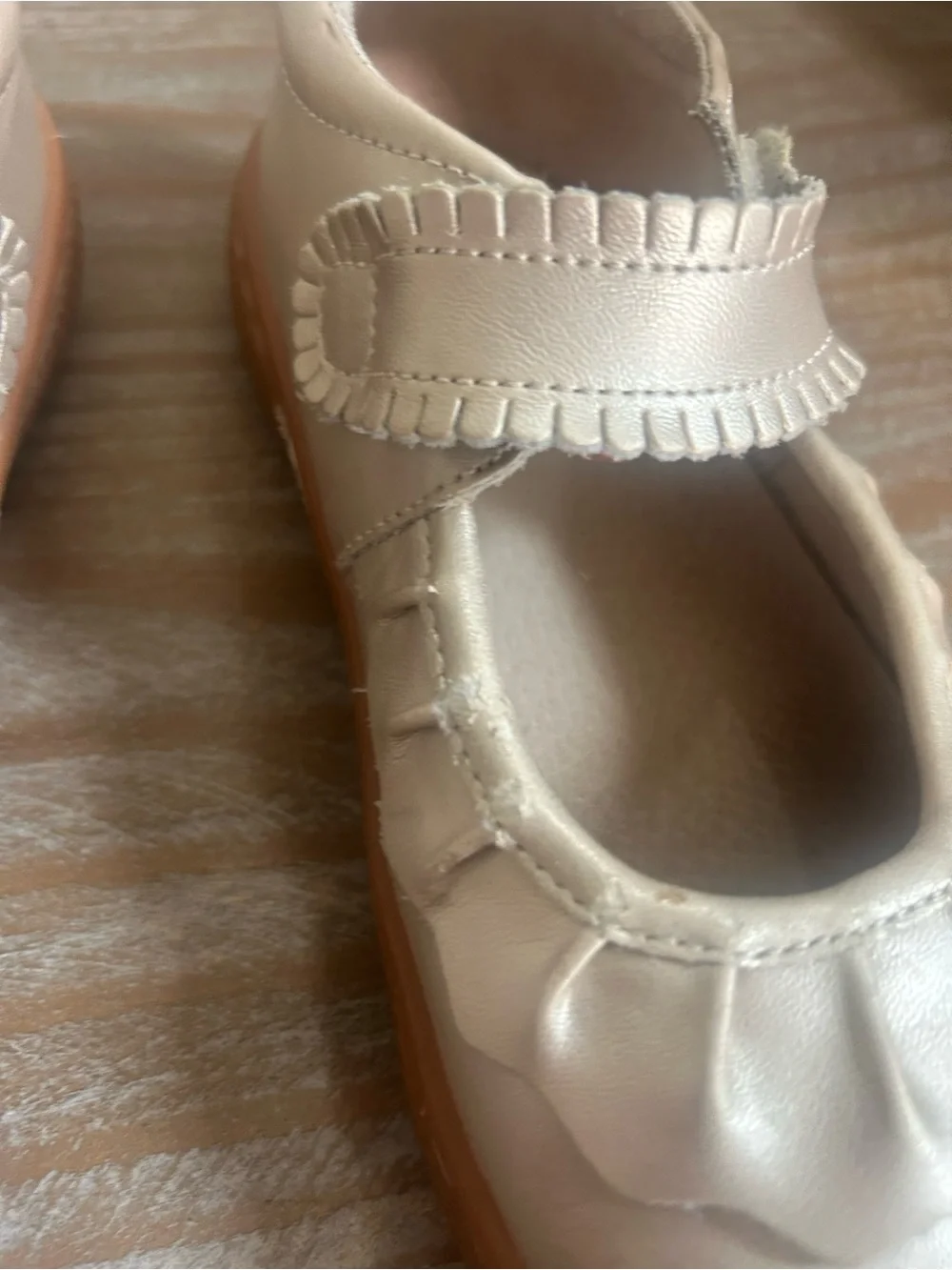 Livie & Luca Metallic Mary Jane Shoes with Tan Soles